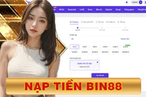Nạp tiền Bin88
